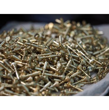 CNC solid brass escutcheon pins