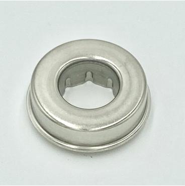 SS Retainer for a water pump. Automotive application run on a progressive die. 