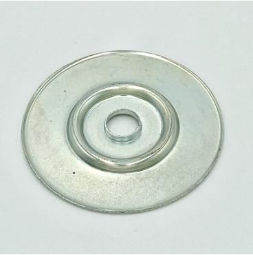 Steel Diaphram plate. Zinc plated & run on a progressive die.
