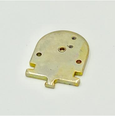 Steel Armature assembly with tapped hole & Zinc plated. Made using a progressive die.