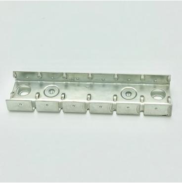 Steel Bracket for the Brake industry. Zinc plated & run using a progressive die.